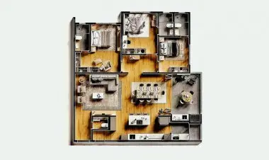 Architectural Design & Fundamentals : Floor Plans & 3D Model