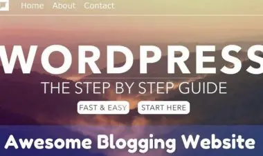 Create an awesome blogging website Fast - Step by Step