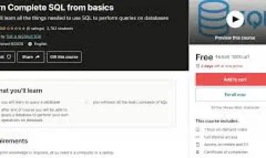 THE COMPLETE SQL BASICS (2022 EDITION)