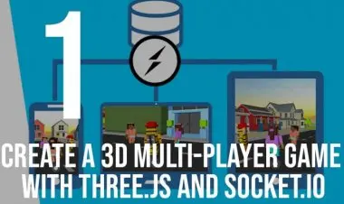 Create a 3D multi-player game using THREE.js and Socket.IO